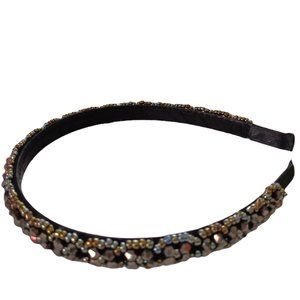 Headbrand Black With Rhinestone Ellen Tracy